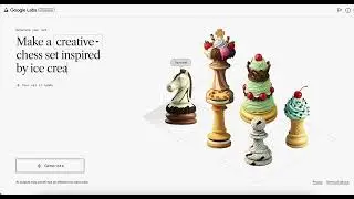 GOOGLE GENLABS -- GENERATE YOUR OWN CHESS SET #chessgames #chess #ai