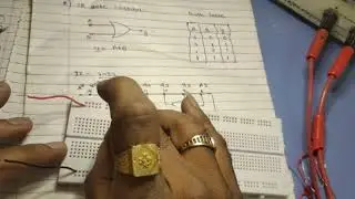 LOGIC GATE :- OR GATE [theory+practical] on breadboard