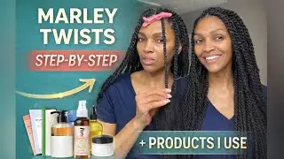Marley twists + Products I Used 