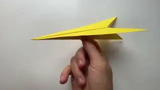 A Cool Easy Origami Paper Airplane that Flies Over 100feet