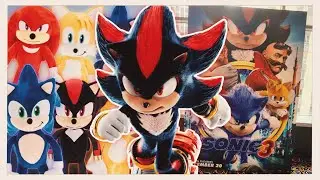 I GOT A SONIC 3 STANDEE & Toy Factory Plushies! l Sonic the Hedgehog 3 l (2024 Movie)