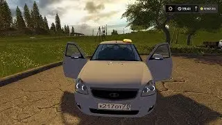 МОД Ваз Приора Taxi м1.0 ДЛЯ FARMING SIMULATOR 2017