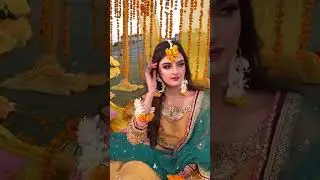 Mayun Dress Design || Mayun Bride #muznamasood #mayun #mayoon #dress