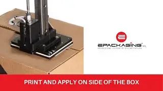 Print and apply on side of the box