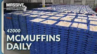 Inside the Factory Making McDonald's Egg McMuffins | Food Factory USA