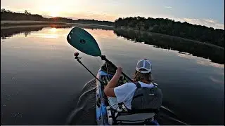 Kayak Bass Fishing | Overnight camping trip on a private lake in South Carolina