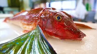 日本路邊小吃 - 大翼魚 生魚片 沖繩海鮮