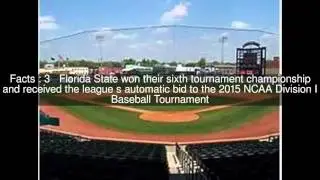 2015 Atlantic Coast Conference Baseball Tournament Top  #6 Facts