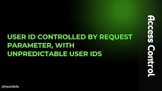 LAB_06: USER ID controlled by Request Parameter, with Unpredictable User ID'S | Access Control