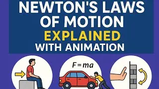 Newton's Laws of Motion Explained with Animation | Physics Made Simple