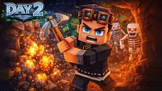 EXPLORING DANGEROUS CAVES AND MINING ORES - HYTALE SURIVAL