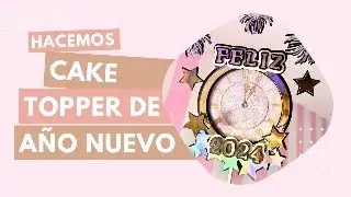 #TUTORIAL #CAKETOPPER #A&Ntilde;ONUEVO #PLOTTER / #SCRAP #DIY #SCRAPBOOK #PAPERCRAFT @laranitascrapera3505