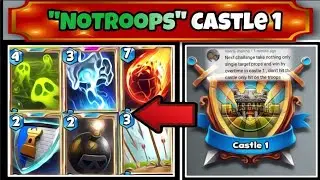 Winning without using any troop in Castle 1 | Troll in Castle 1 Part:3 | Castle Crush