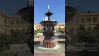 StockVideo - Water Flowing on a Fountain | no copyright | Free Download | shorts