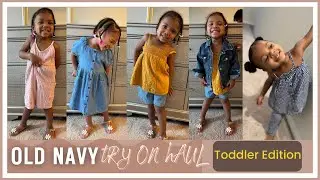 OLD NAVY TODDLER GIRL HAUL | Try on haul