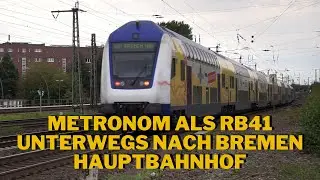 Metronom als RB41 unterwegs nach Bremen Hauptbahnhof