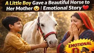  A Little Boy Gave a Beautiful Horse to Her Mother 😲 | Emotional Story ❤️