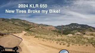 2024 KLR 650 - Tusk Waypoint Adventure Tire Review (Part 1)