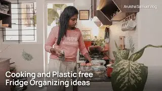 A day of deligent Homemaker|Cooking|Plastic free Fridge Organizing Ideas|Making Chicken Pepper Roast