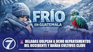 Ocho departamentos del occidente, los más afectados por heladas que dañan cultivos
