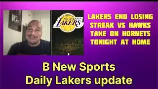 Is LeBron the goat Lakers and three game skid take on Hornets tonight