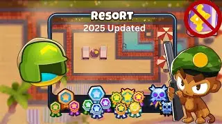 🎖️ Resort [Military Monkeys Only] Guide | No Monkey Knowledge | BTD 6 (2025 Updated) 4K 🎖️