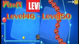 I tried almost 14 times this level 🥵🤯 | Red Ball 4 [Level46 - Level50] | PixelX | #game &bull; #viral