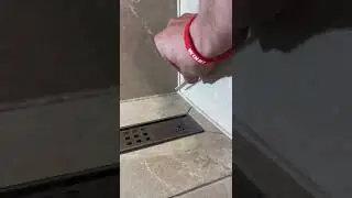 How to grout shower corners. #diy #shorts #youtubeshorts