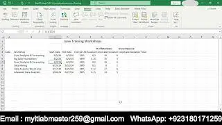 Exp22 Excel Ch01 CumulativeAssessment