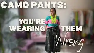 How to Style Camo Pants | Outfit Ideas | Fashion Over 40