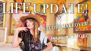 &hearts;️STUDIO MAKEOVER! &hearts;️LIFE UPDATE & Art Show