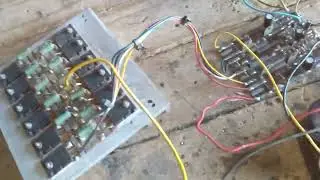 uma super placa excitadora com 12 transistos na saida feito em casa