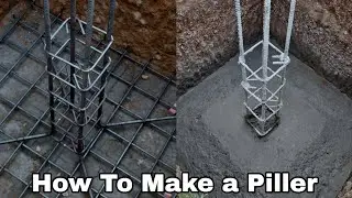 How to Make a Column. How to Make a Piller. Column Footing Construction.