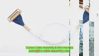 Vision System Micro Coax For Robotics Cobots 34 Awg Ribbon Cable Iso 13485 Medical Multi-mic Array H