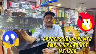 PROFESSIONAL POWER AMPLIFIER CABINET MX:1200 🔊💪🔥