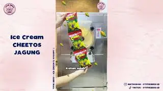 ICE CREAM PAKAI CHEETOS JAGUNG ASLI ?! ⚠️ - TITIK BEKU ICE CREAM #gelato #eskrim #icecream #cheetos
