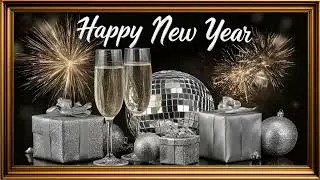 Luxury 2026 New Year Art | 2HR 4K Gold Frame TV Decor | 4k