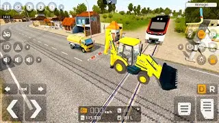 JCB Beckhone Loader Driving Simulator - Bus Simulator Indonesia Mod - Android Gameplay