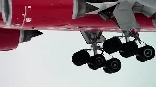 ✈Boeing 773 - Посадка при боковом ветре . Аэропорт Внуково 2018