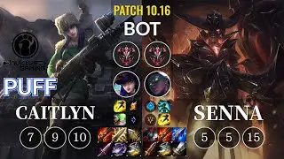 IG Puff Caitlyn vs Senna Bot - KR Patch 10.16