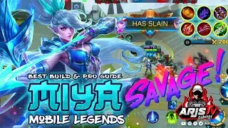 MIYA BEST BUILD 2020 COMPLETE GUIDE|  NEW META | MOBILE LEGENDS