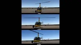 Iphone 15 slow motion helicopter fps test