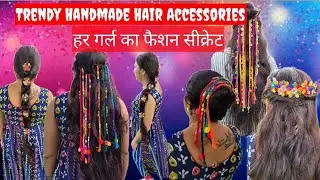 Create beautiful hair accessories Unique Hair Accessories #crafternik #Handmade #Stylish #DIY #Fa...