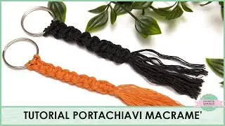 Tutorial portachiavi semplice macram&egrave; | Uncinetto d'Argento