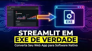 Como criar Execut&aacute;vel Streamlit - 2026, Em 3 Comandos (E Rodar em Qualquer PC)​ Guia Definitivo!