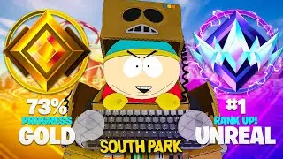 Gold to Unreal Solo SPEEDRUN.. (Fortnite South Park)