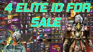 free fire Id sale tamil ⚡ GOOD COLLECTION ⚡ 4 ELITE ID FOR SALE