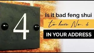 Is it bad Feng Shui to have the number 4 in your house number? #shorts