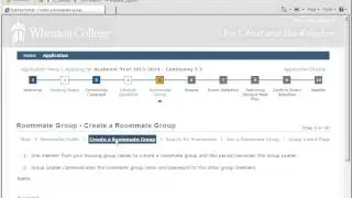 Housing Application (Step 1 of 2)
