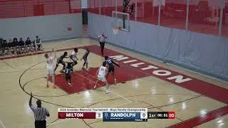 Snowden Memorial Basketball Tournament - Milton Boys Varsity Championship vs Randolph - 12/30/25